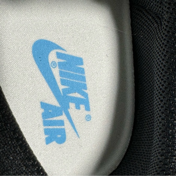 The Jordan 1 Retro Low OG Black Dark Powder Blue (Women's) 8.5W/7M BRAND NEW!! - Picture 5 of 9